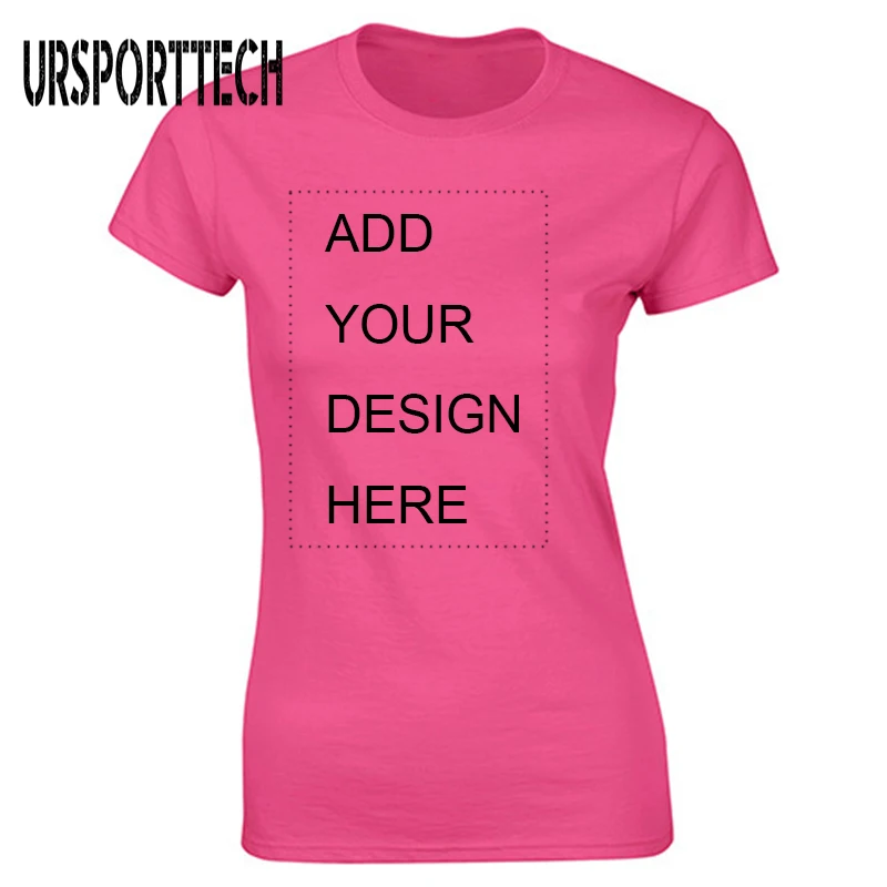 Футболка URSPORTTECH женская индивидуальный дизайн высокое качество высылается в