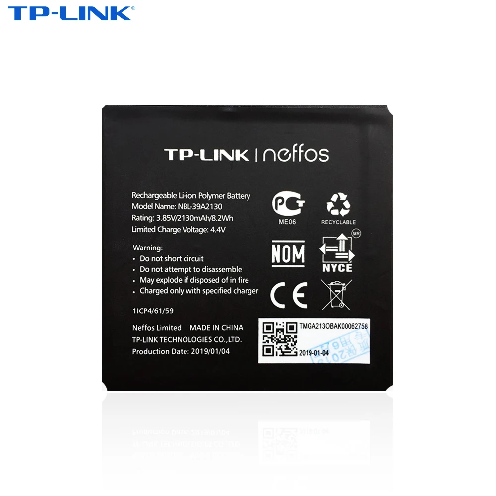 Оригинальный аккумулятор для смартфона TP LINK Neffos Y5 (3 8 в 2130 мАч NBL 39A2130)|Аккумуляторы