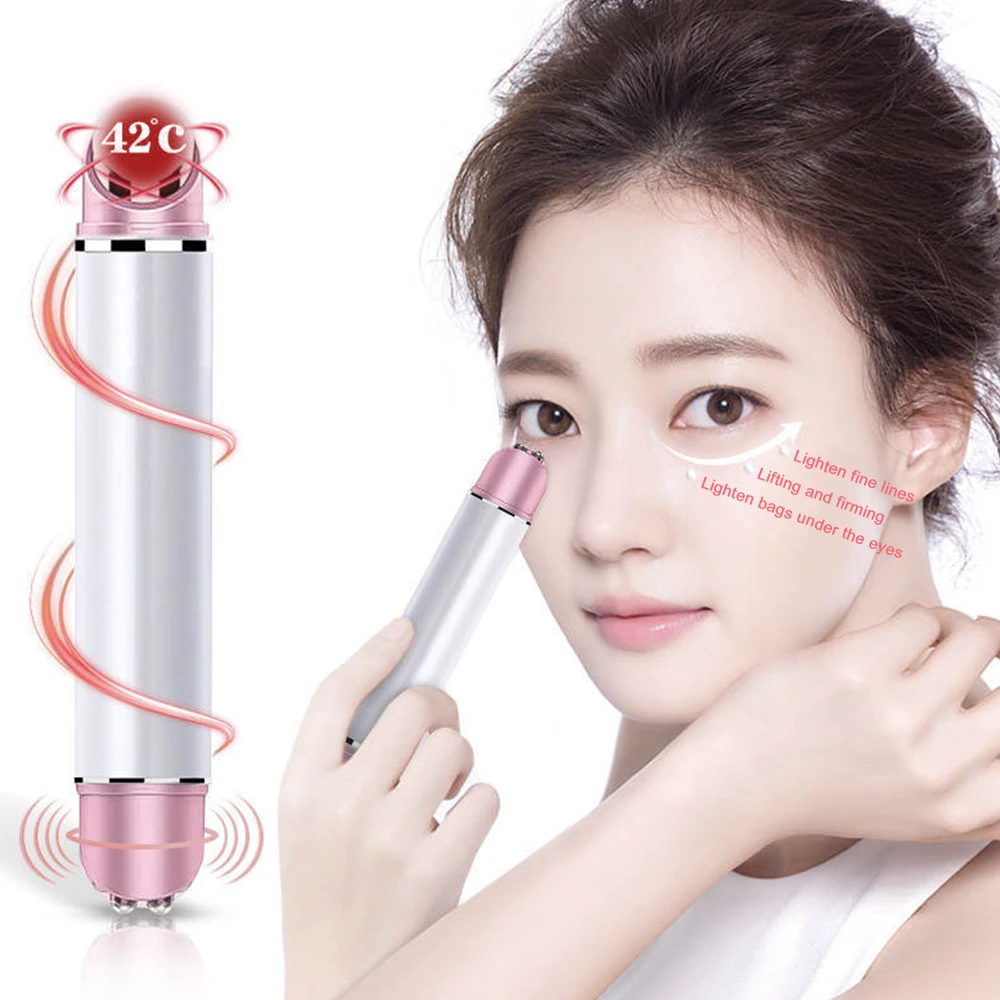 Мини Портативная Массажная ручка мини вибратор для глаз сенсорный косметический