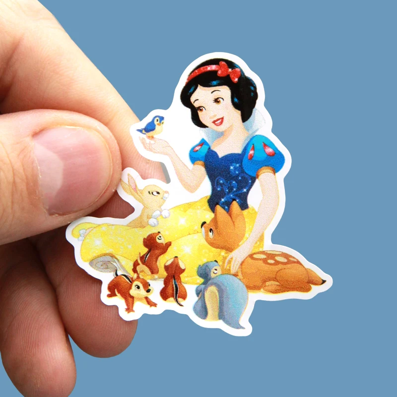 Самоклеющиеся наклейки принцессы Диснея милые для девочек на телефон ноутбук