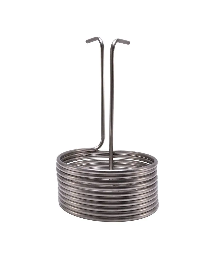 Чиллер погружной 8 метров (диаметр 190 мм) из нержавеющей стали. Для охлаждения пива