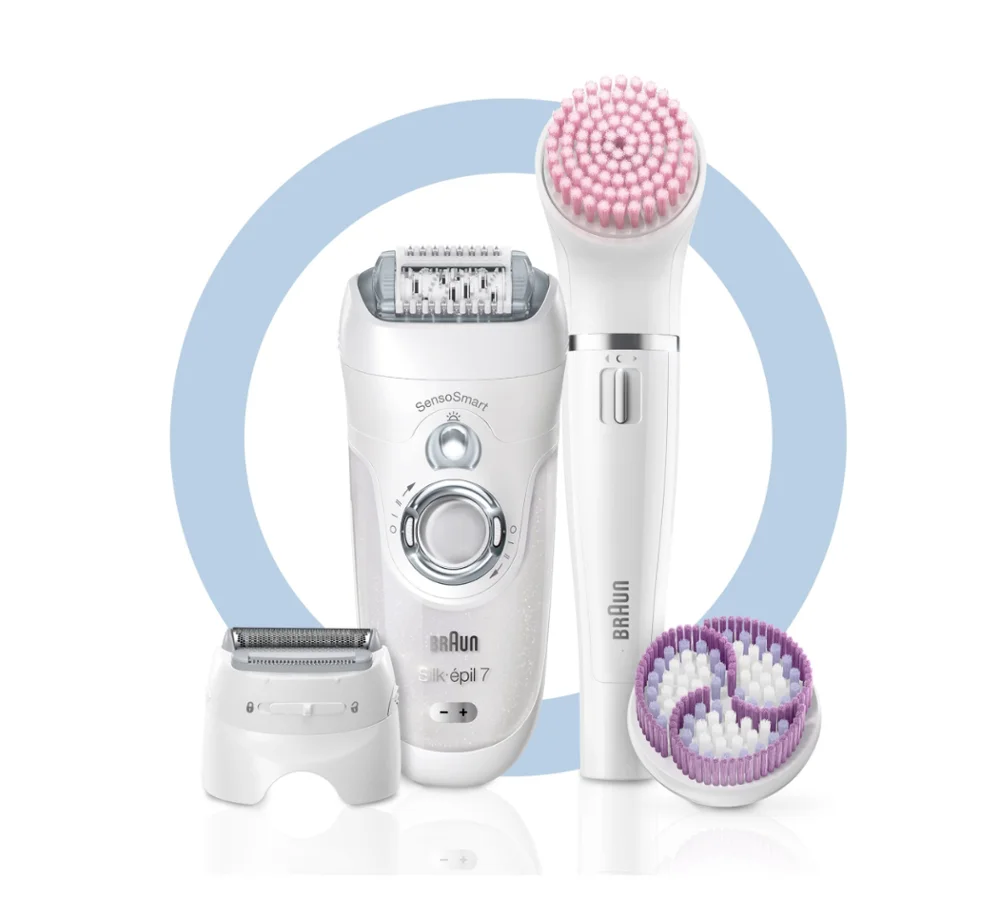Braun Silk-epil 7 7895 Free Sensosmart беспроводная технология Влажная и сухая лазерная эпиляция