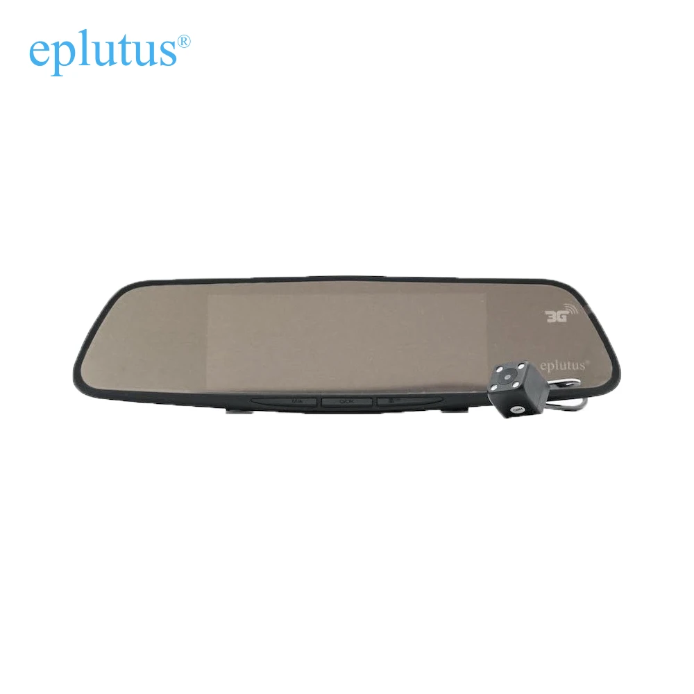 Видеорегистратор с 2 мя камерами на базе Android GPS и Wi Fi Eplutus D30|Видеозеркало для авто|