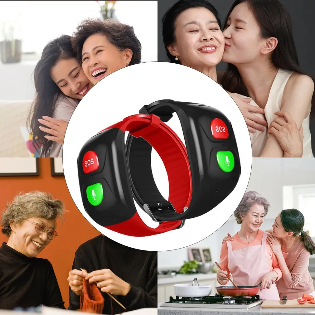 home security system keypad Anti-Lost SOS bracelet GPS Tracker Suitable For Elderly Con SOS Emergency Call GPS Positioning Telephone Emergency Assistance security panic button