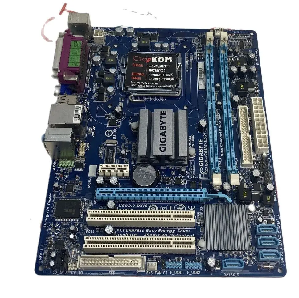 Материнская плата GIGABYTE GA-G41M-ES2L LGA775​ | Компьютеры и офис