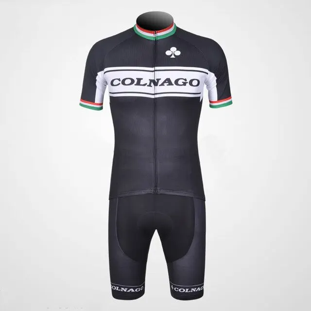 Colnago велосипедная одежда черный красный Велоспорт Джерси Аэро трико пропускающее воздух короткий велосипедный костюм топы одежда ropa ciclismo комбинезон - Цвет: sets