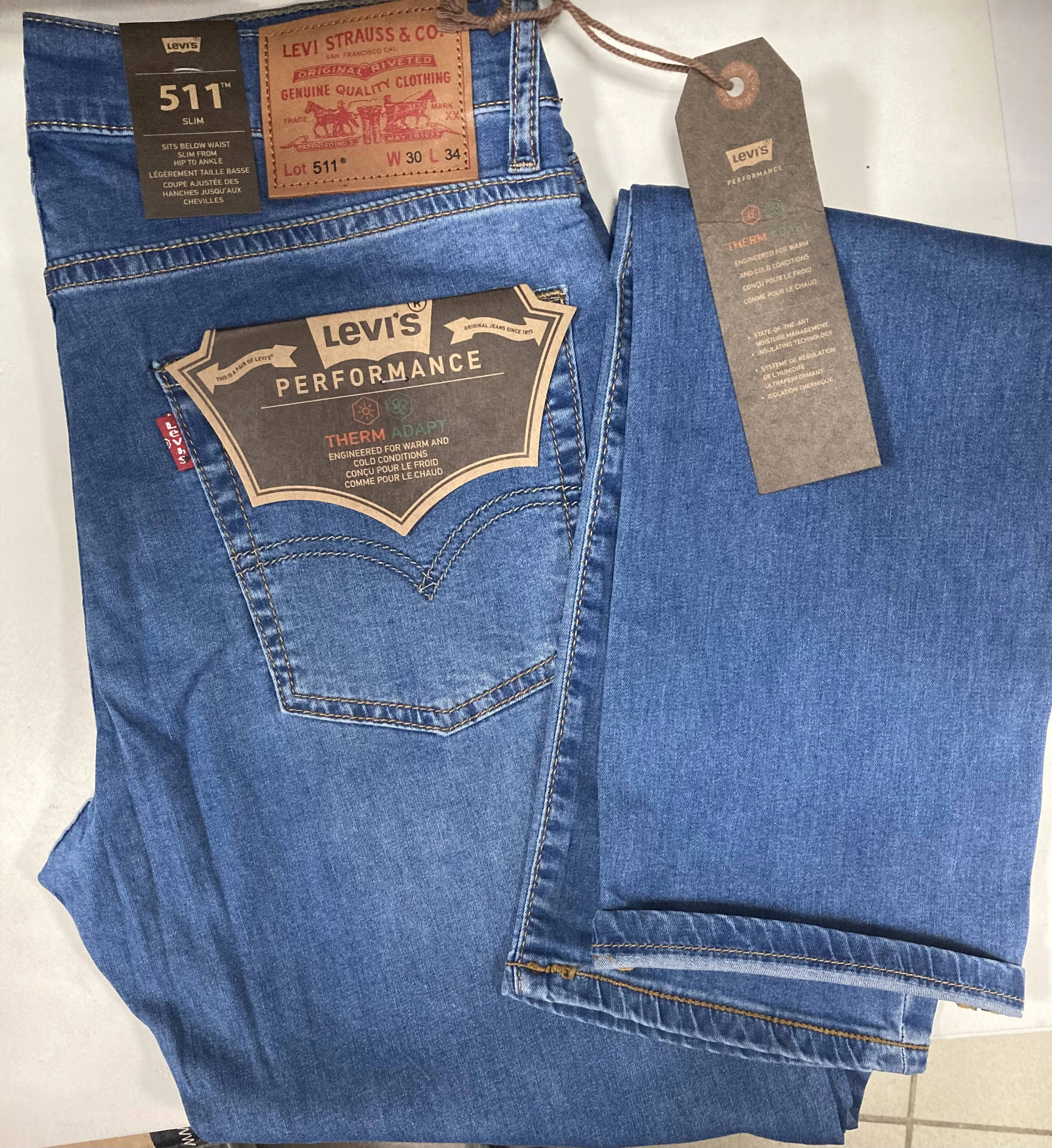 Джинсы Levi's 511 Slim Fit (летние) |