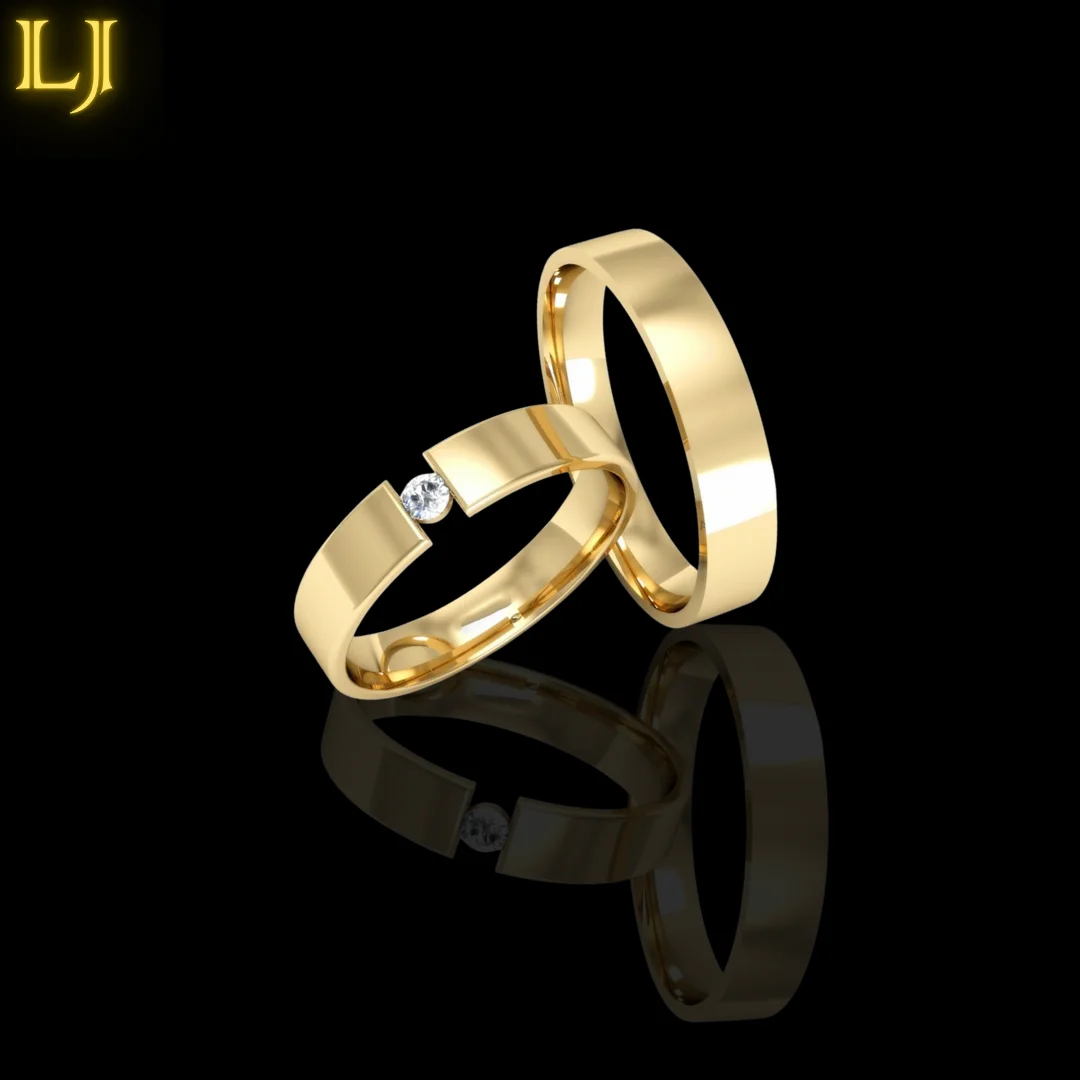 

Old Currency Wedding Alliances Couple®Eternal guarantee in color! Identical 18K Gold (Nordic Gold) Ancient Currency Alliance