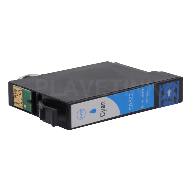 Чернильный картридж Plavetink T0821 6 цветов совместимый для Epson Stylus Photo T50 R290 R295 R390 RX590 RX610