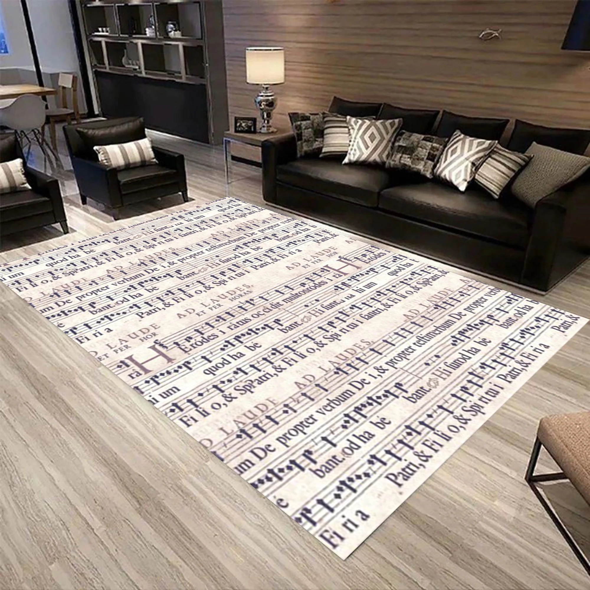

Music Notes Rug, Kids Room Rugs, Mozart Carpets,Home Decor Carpet,For Living Room Rug,Fan Carpets, Area Rug, Non Slip Rugs
