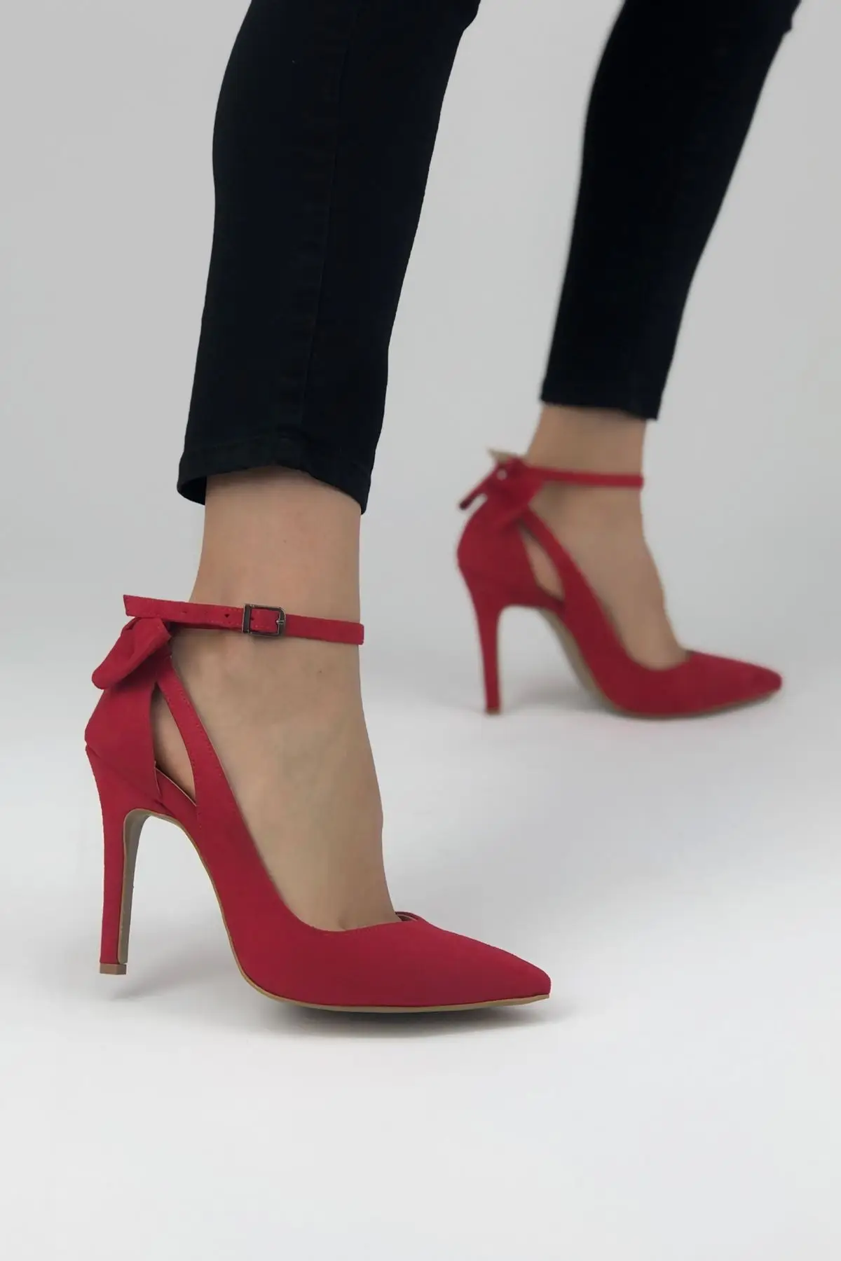 

Luther Papyonlu 3 Different Color Suede Women Shoes new season Design women high heels women stiletto