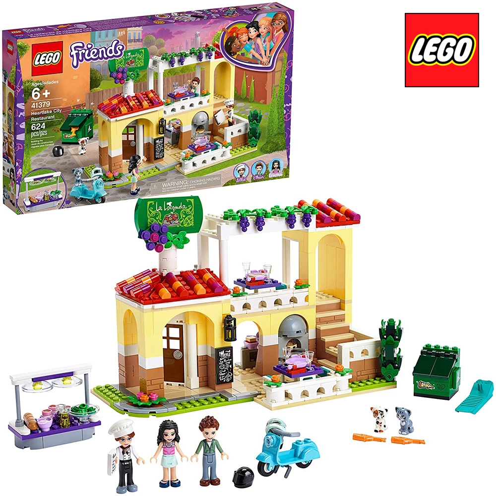 

LEGO Friends Heartlake City Restaurant 41379 Original For Kids NEW Toy For Children Birthday Christmas Gift For Boys And Girls
