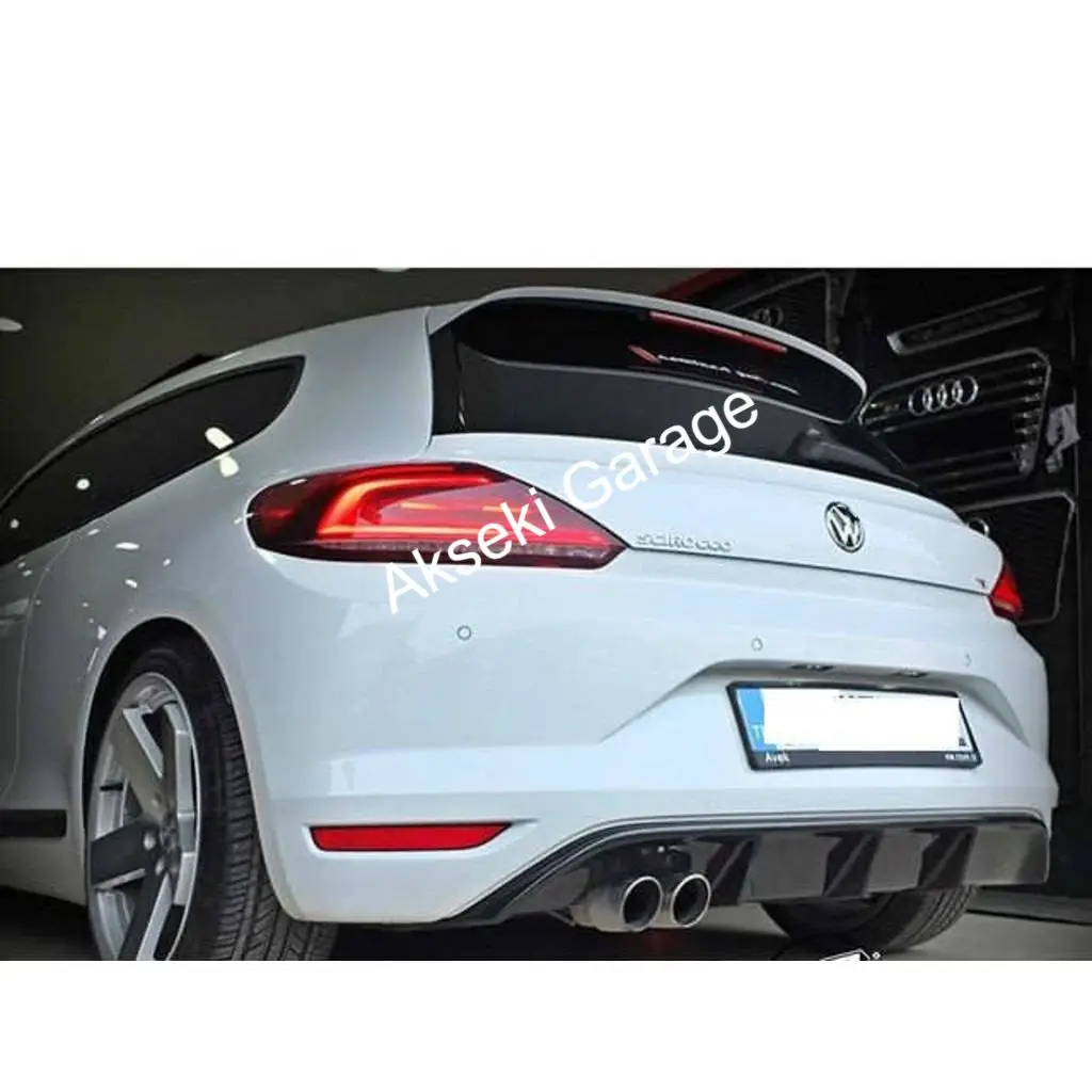 

Rear Bumper Diffuser For VOLKSWAGEN Scirocco 2015-2021 Models-Auto Styling Spoiler Modified Spare Parts Quality Flap Splitter