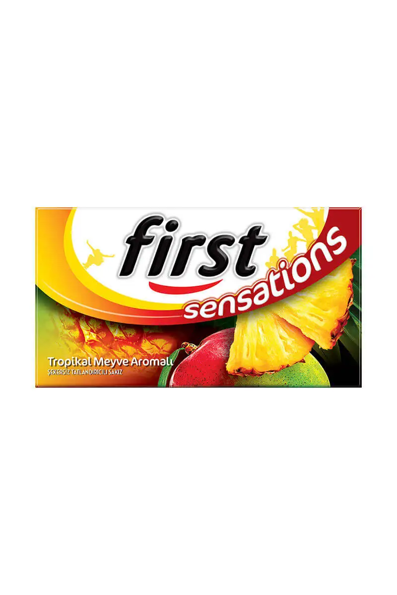 

First Sensations Tropical Fruit Flavored Chewing Gum 27 gr FREE SHİPPİNG
