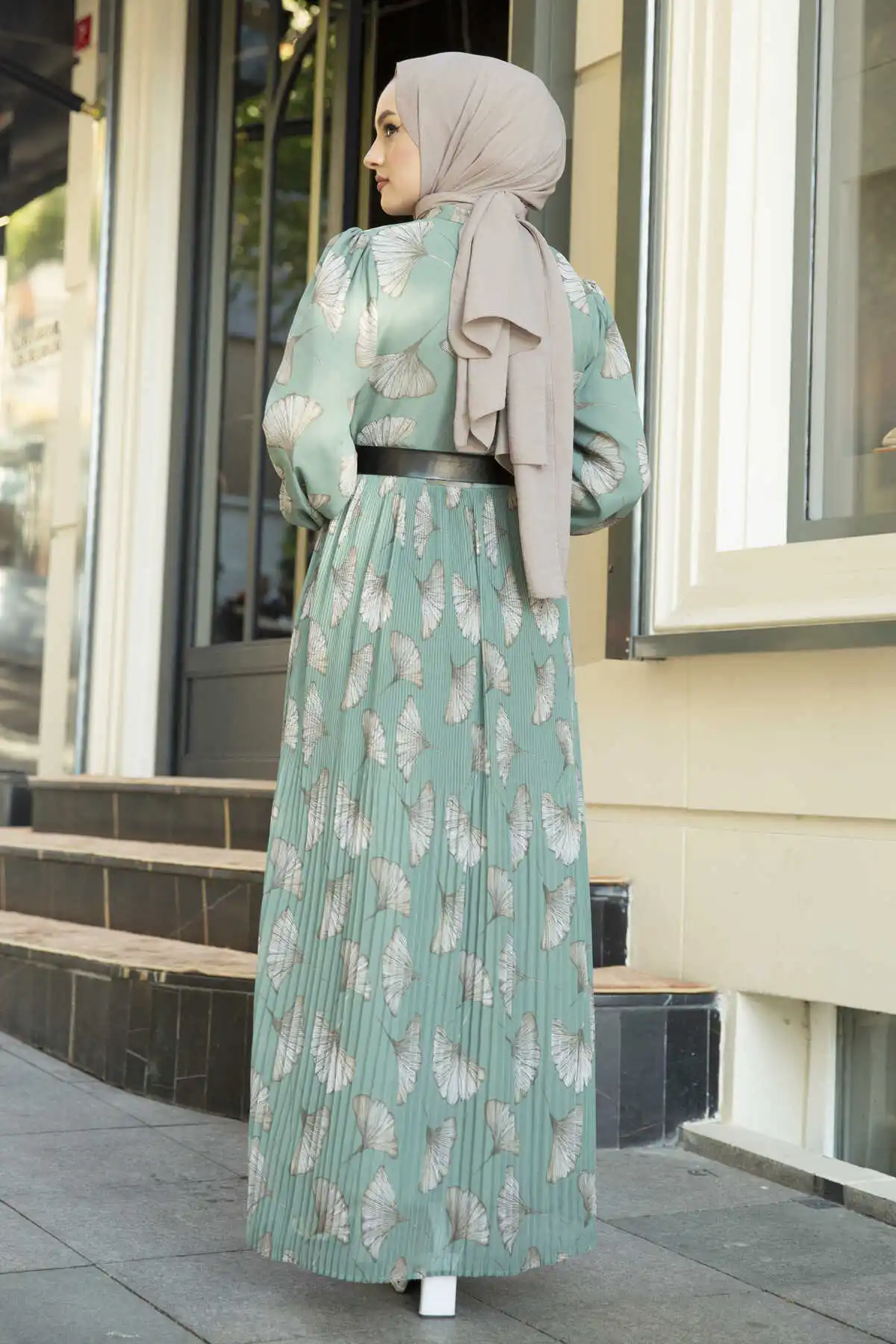 Платье женское Плиссированное с устрицами в стиле кэфтан моракаин абайя Дубай