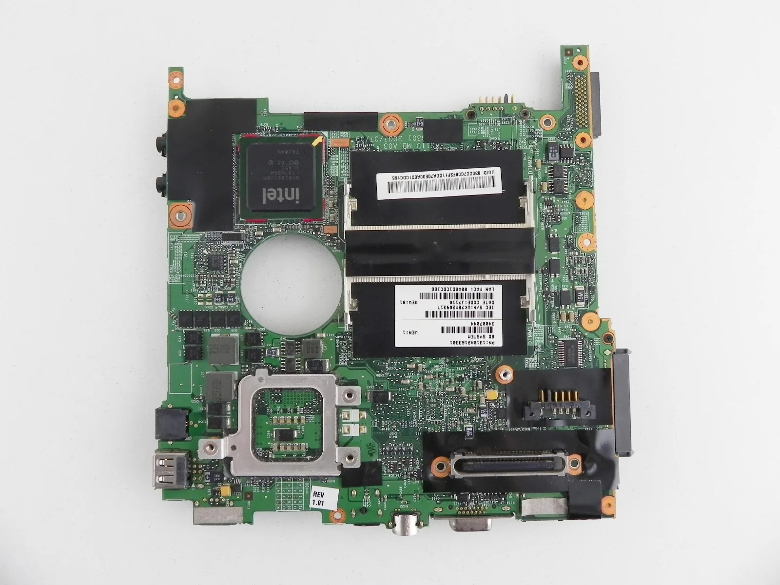 Fujitsu Siemens Esprimo Mobile U9200 S11D 12&quot материнская плата не рабочая 1310A2163301 | Компьютеры и