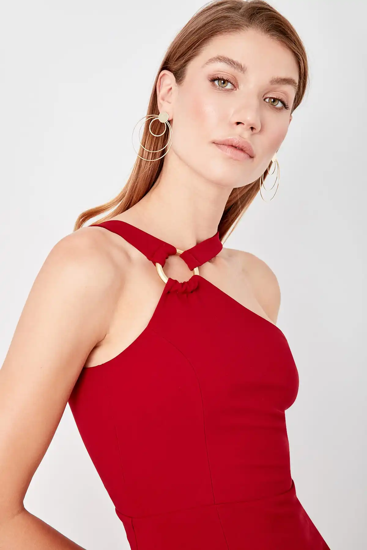 Trendyol аксессуар подробное вечернее платье TPRSS19AE0109 | Свадьбы и торжества