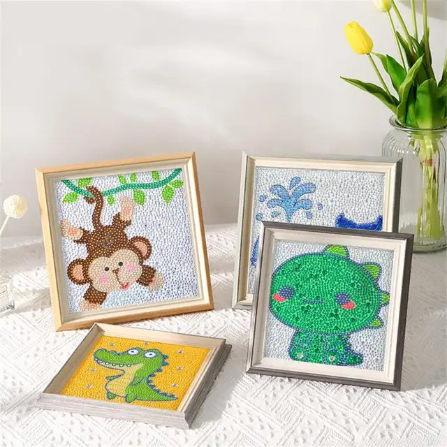 5d Diamond Painting Kits For Kids Beginner Easy Diy Crystal Art Full Drill  Painting By Number Kits Without Frame For Children - Diamond Painting Cross  Stitch - AliExpress