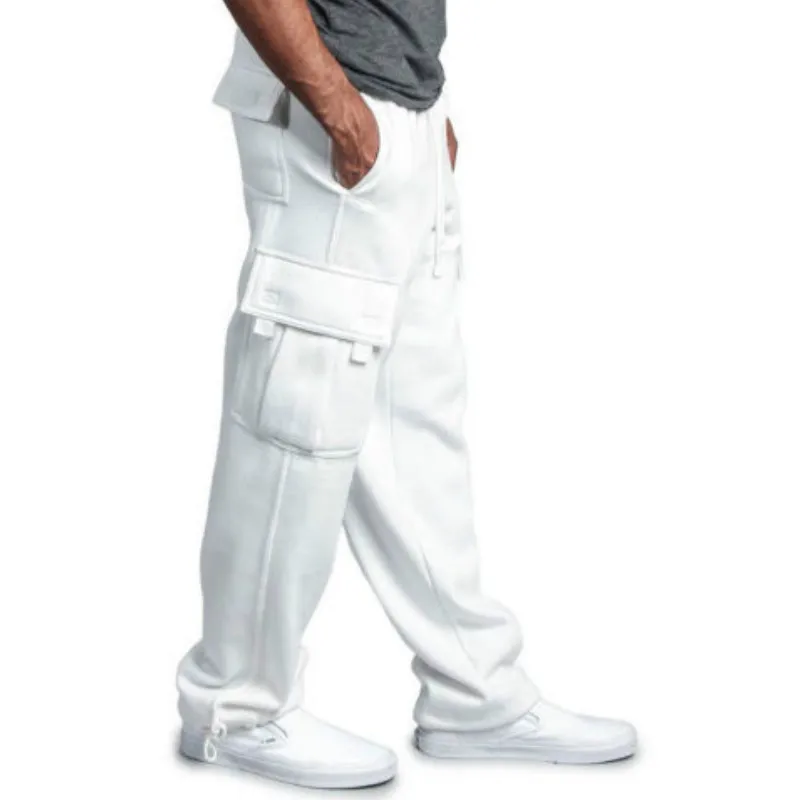 Мужские Длинные свободные штаны для спортзала повседневные брюки Джоггеры бега