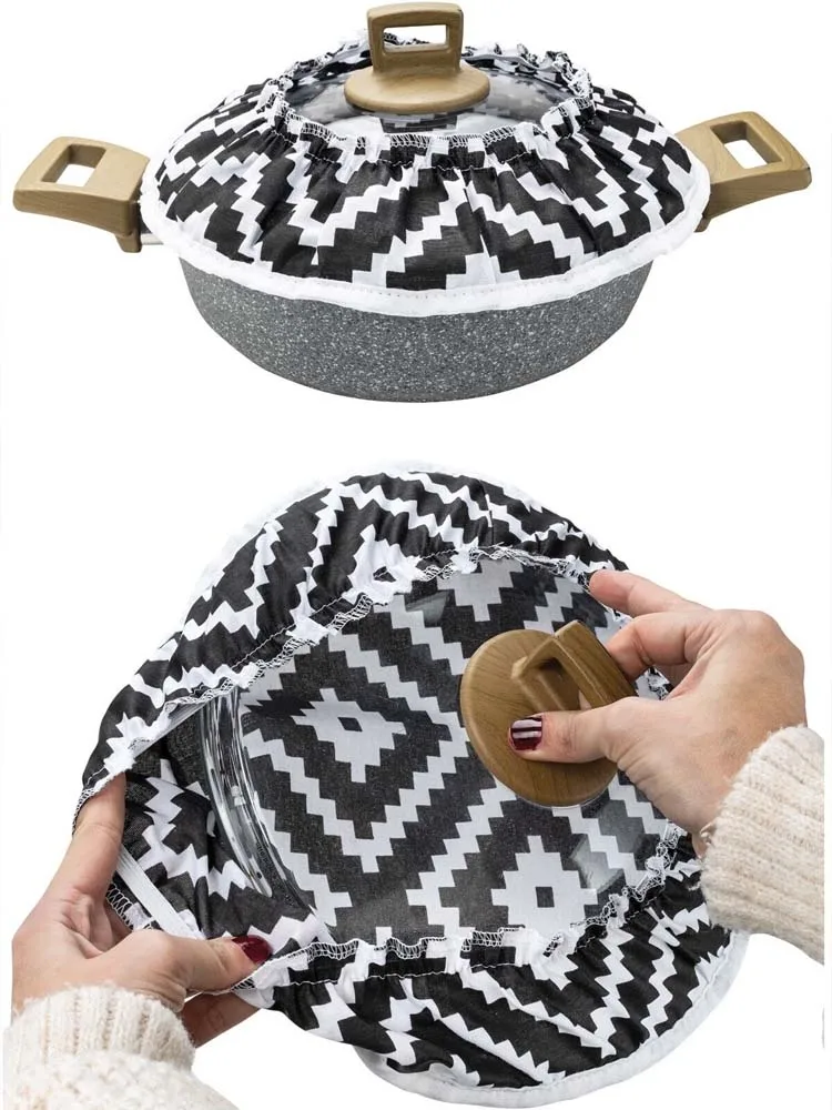 

Set of 2 Rice Brewing Cover Pot Lid Cap Demmematik