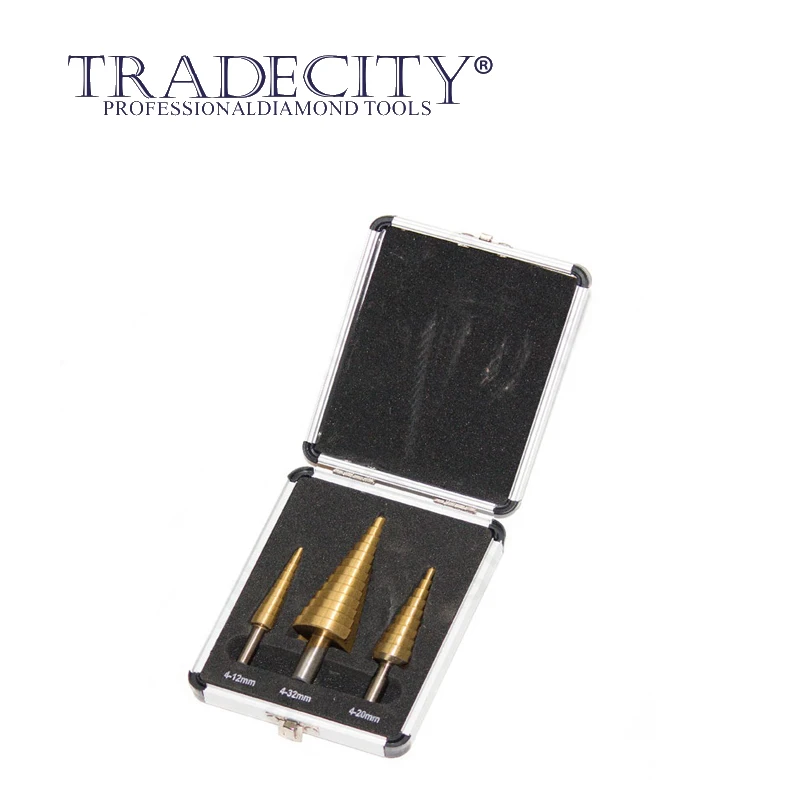 TRADECITY, Набор сверл ступенчатых для цветных металлов G1