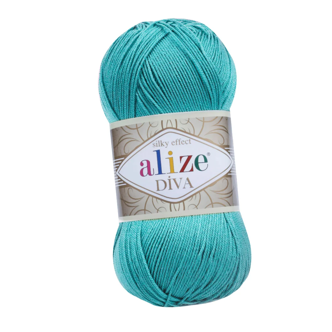 

Alize Diva, Alize Diva Silky Effect, %100 Acrylic Yarn, Yarn Crochet, Knitting Soft Yarn, Summer Yarn Bikini Patern, Alize Diva