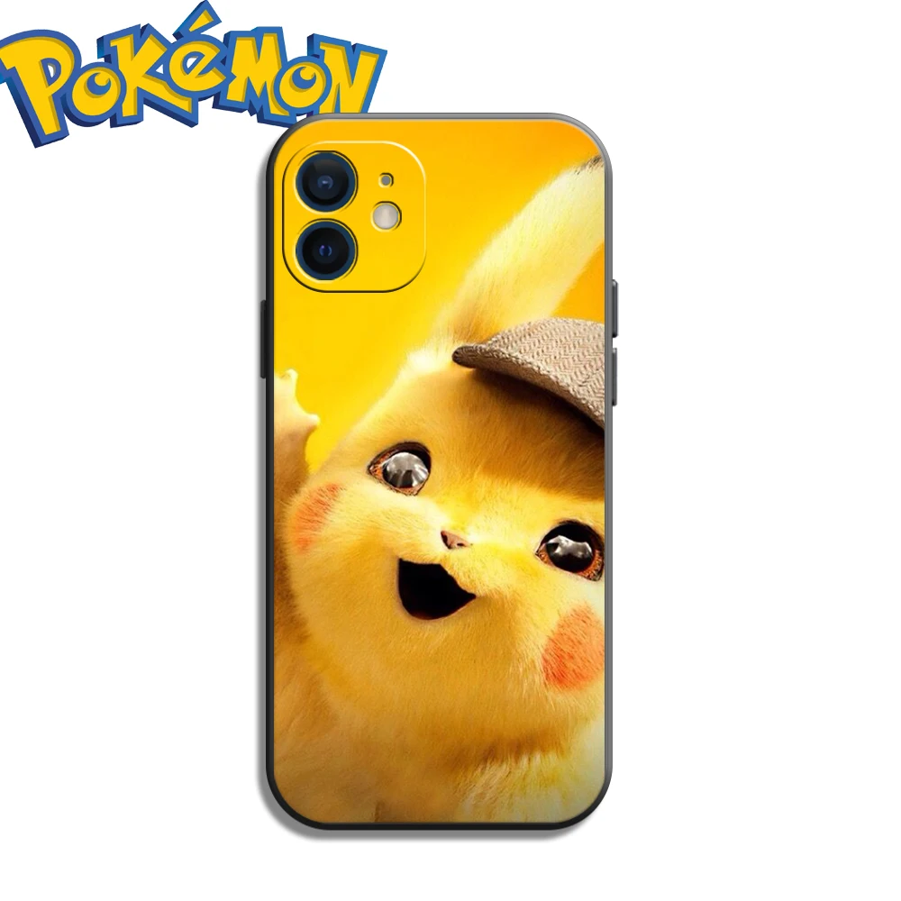 pokemon pikachu anime case for iphone 12 13 pro max mini 11 pro max x xr xs max se2020 8 7 6 6s plus hot silicone phone cover free global shipping