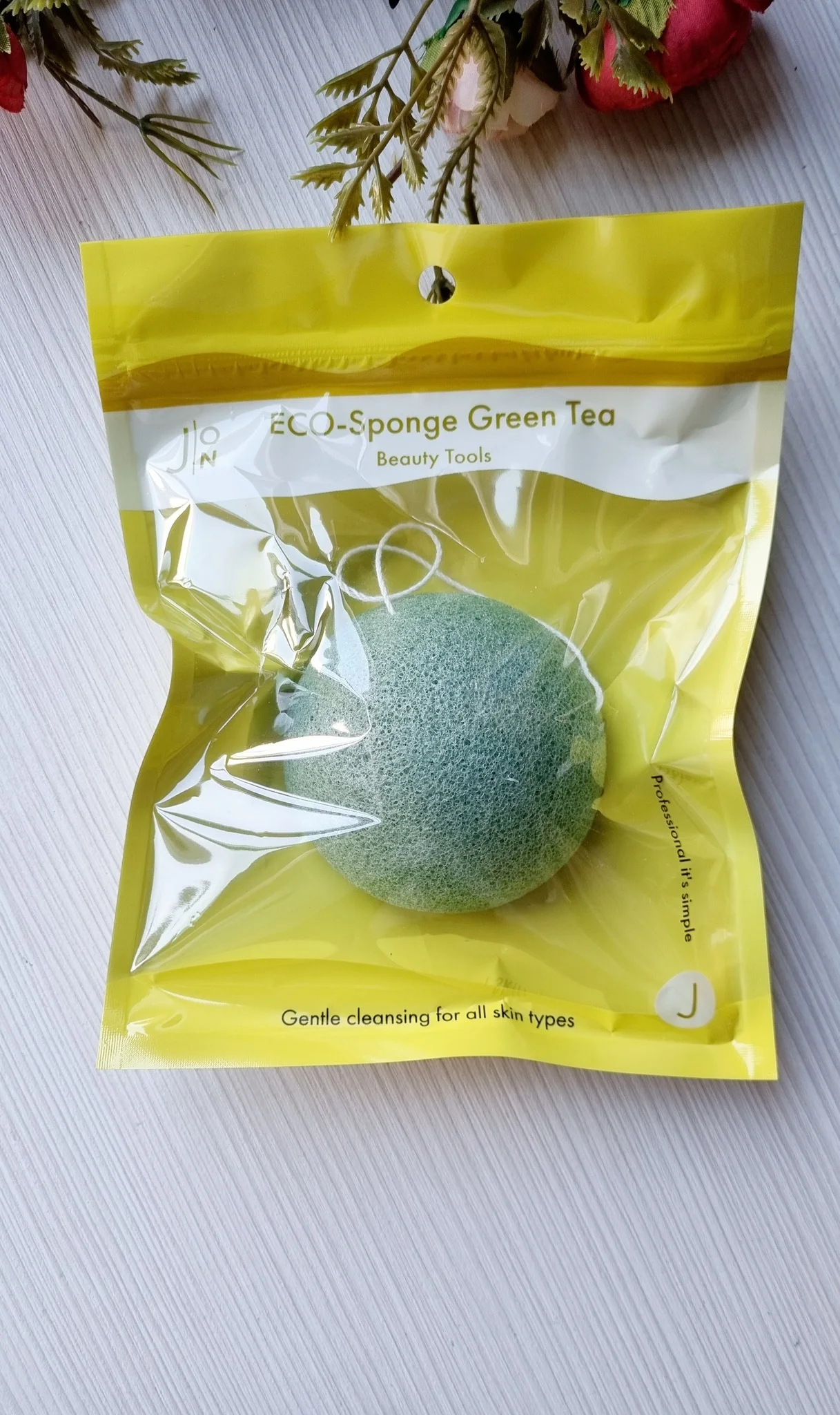 Sponge-beauty konnyaku facial skraber eco-sponge J: On |