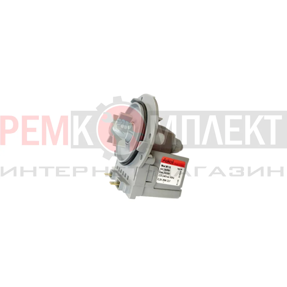 Р005 &quotПомпа Askoll 25W (без улит.на винт. 3шт.клеммы вперед разд.) тип.M116&quot 60137 - купить