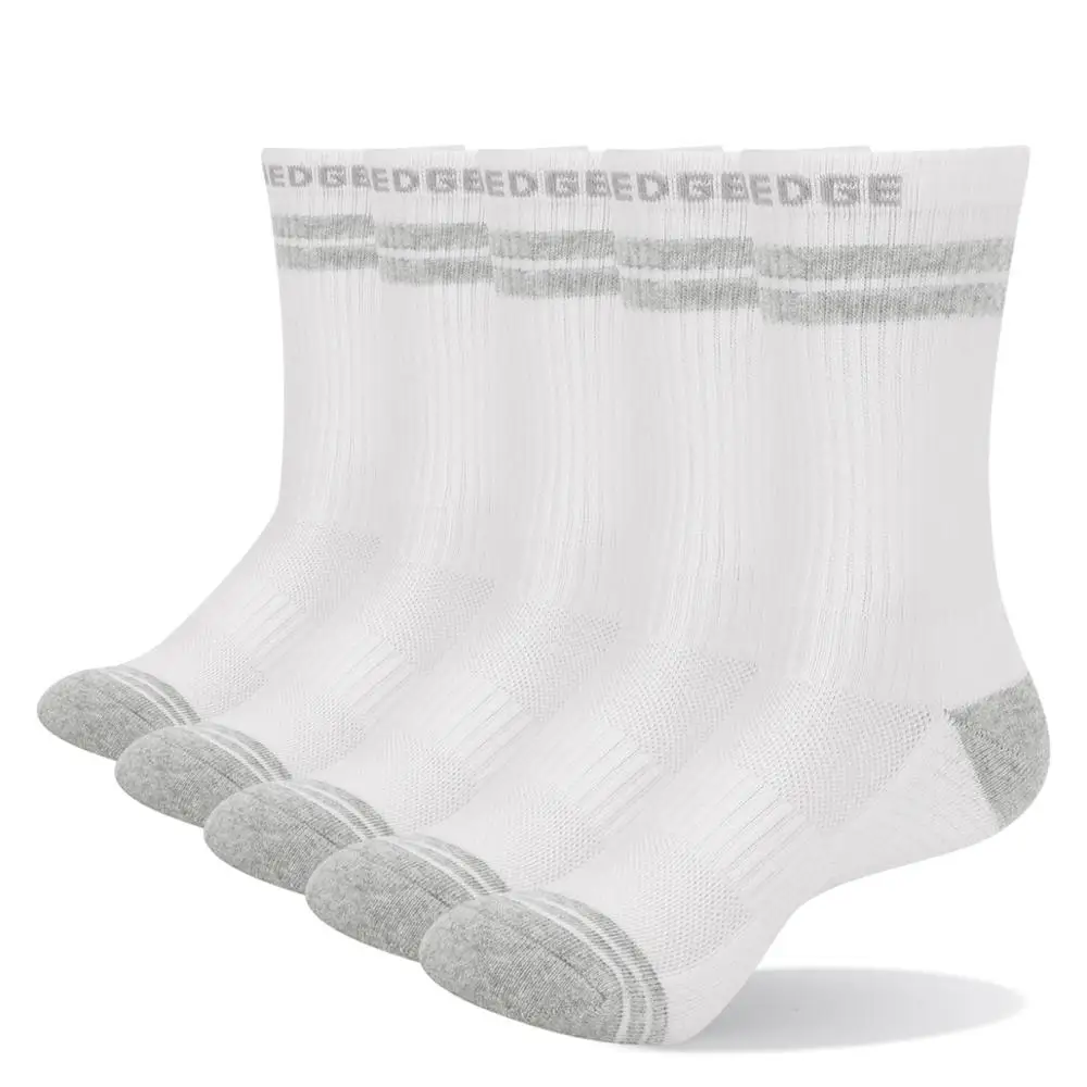 YUEDGE мужские и женские носки из чесаного хлопка с подушками для занятий спортом