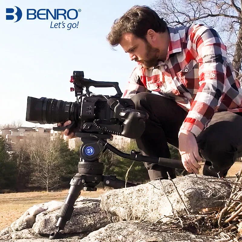 Benro Hi Hat Портативный Видео штатив HH75AV HH100AV с 75 мм 100 чаша подходит половина мяча