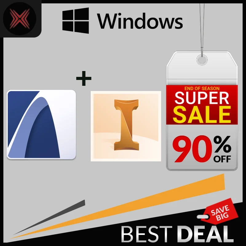 

Archicad 24 + Invantor 2021 2PC licensePack