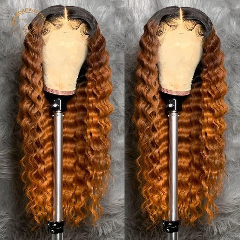 Парик на сетке спереди синий розовый желтый оранжевый 13X 4 плотность 180% | Шиньоны и