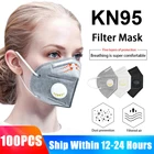 KN95 FFP3 Маска для лица 5 слоев FFP2 Mascarillas безопасная защитная Маска с воздушным клапаном респиратор защита от пыли рот маски Маска