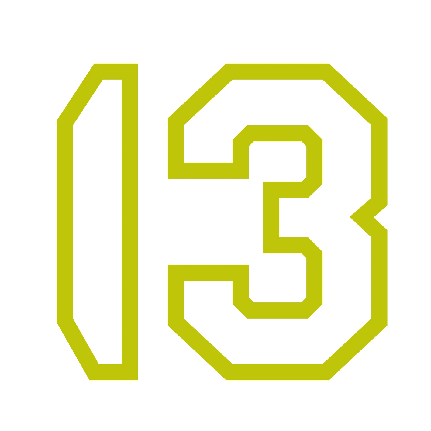 Виниловая наклейка на машину &quot13&quot стикеры (автомобильные товары) | Автомобили и