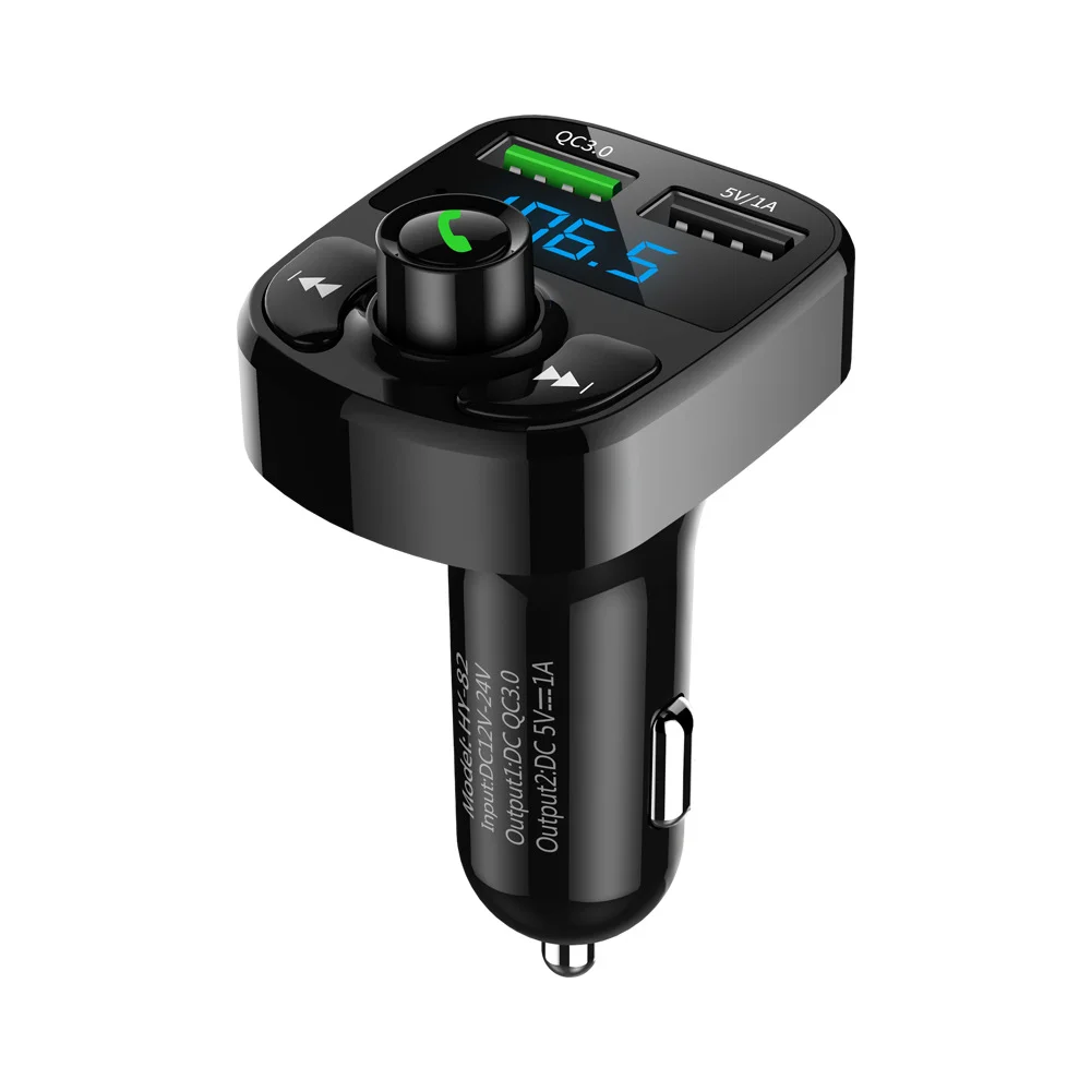 Автомобильный fm-передатчик ONKAR беспроводной прикуриватель Bluetooth HandsFree mp3-плеер