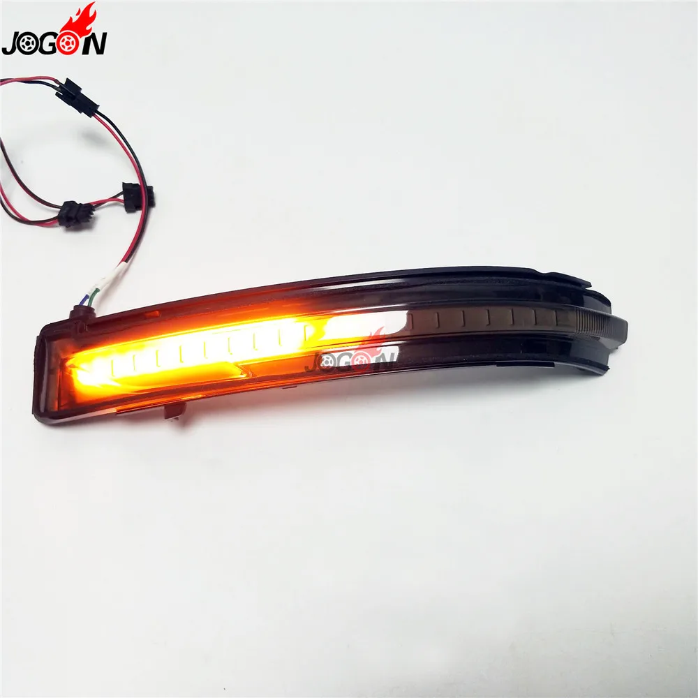 Black For Nissan X-Trail T32 Rogue Qashqai J11 Murano Navara Pathfinder LED Side Mirror Dynamic Turn Signal Sequential Light