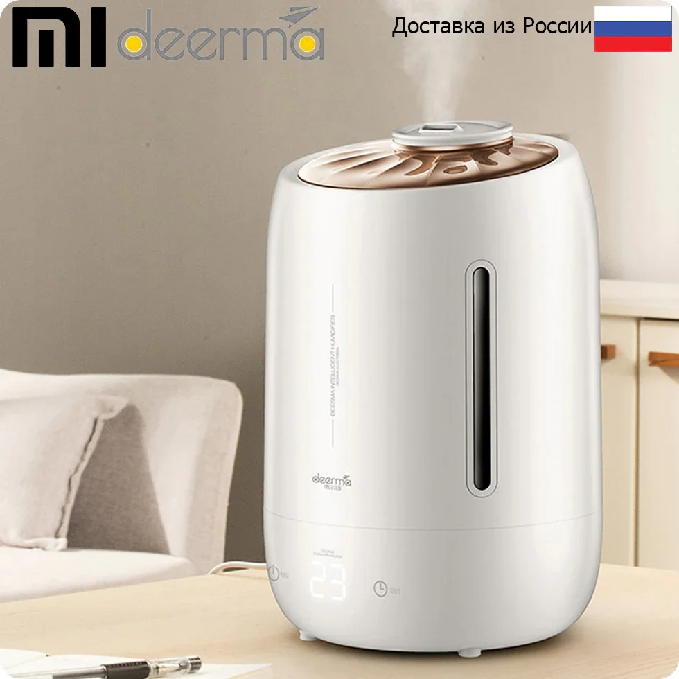 Увлажнитель Воздуха Xiaomi Deerma Air Humidifier Dem F600 5L (Cn) Мощность 25 W Расход воды 310 мл/ч S 31 40