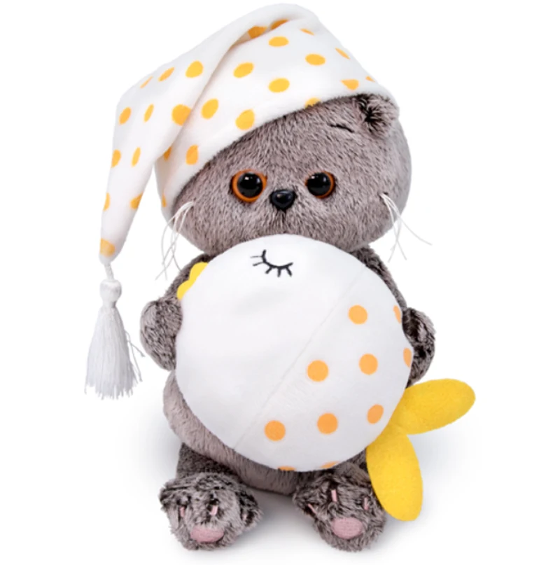 Мягкая игрушка Budi Basa Басик BABY с подушкой рыбкой 20 см|Мягкие игрушки животные| |