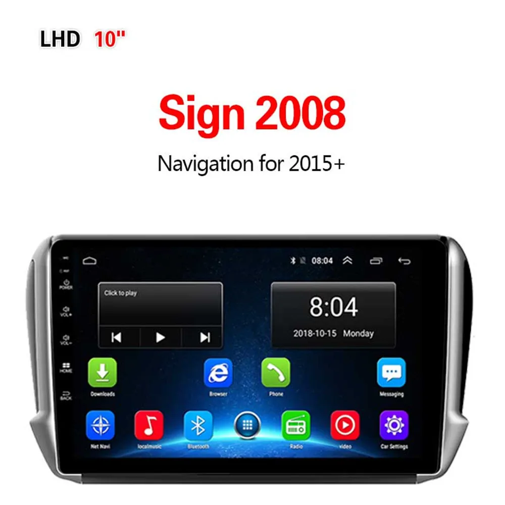 Lionet gps навигация для Автомобильный знак 2008 2015 + 10 1 дюймов LS3004Y|GPS транспорта| |