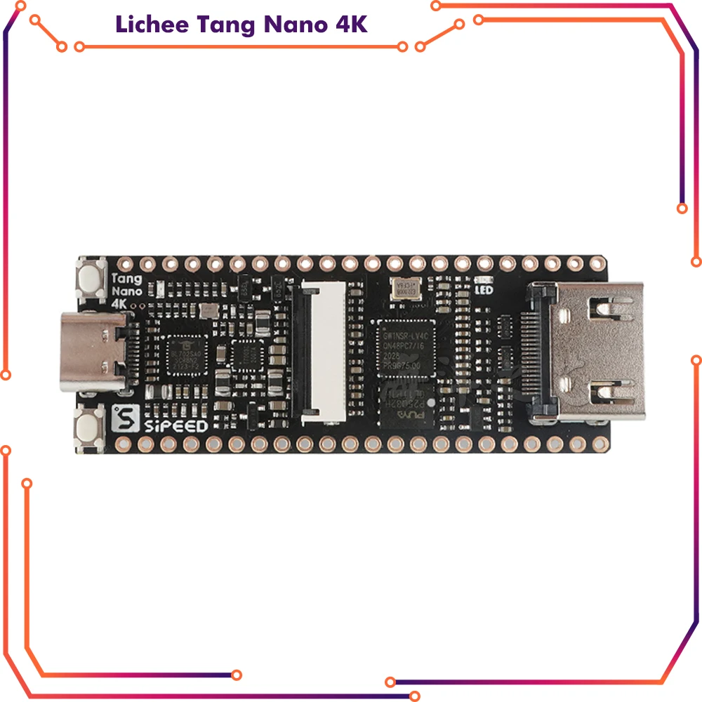 Sipeed Lichee Tang Nano 4K Gowin минималистичный Fpga Goai макетная плата Hdmi камера