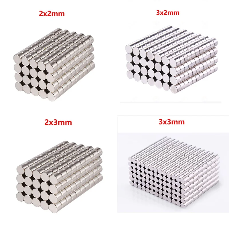 Неодимовый мини-магнит N35 50 шт. Круглый постоянный супермощный NdFeB 1x1 2x2 3x3 мм |