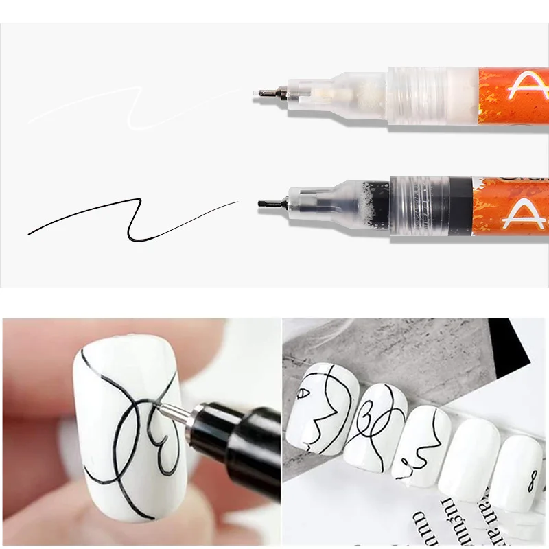 Акриловая ручка-граффити для дизайна ногтей лайнер рисования инструменты сделай
