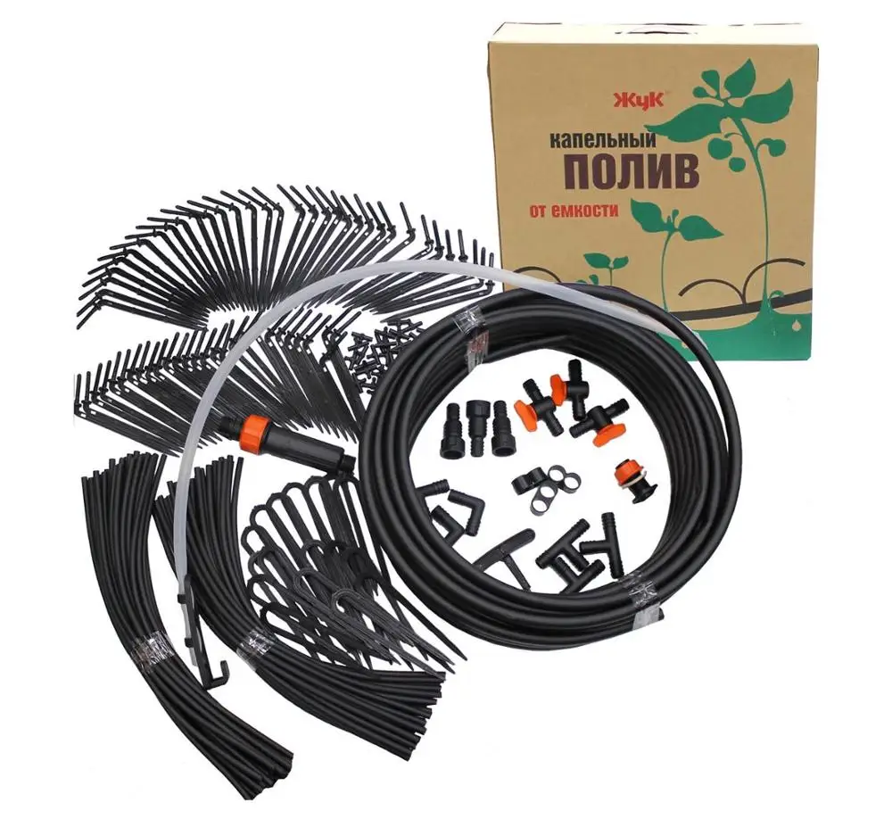 Капельный полив ЖУК от емкости