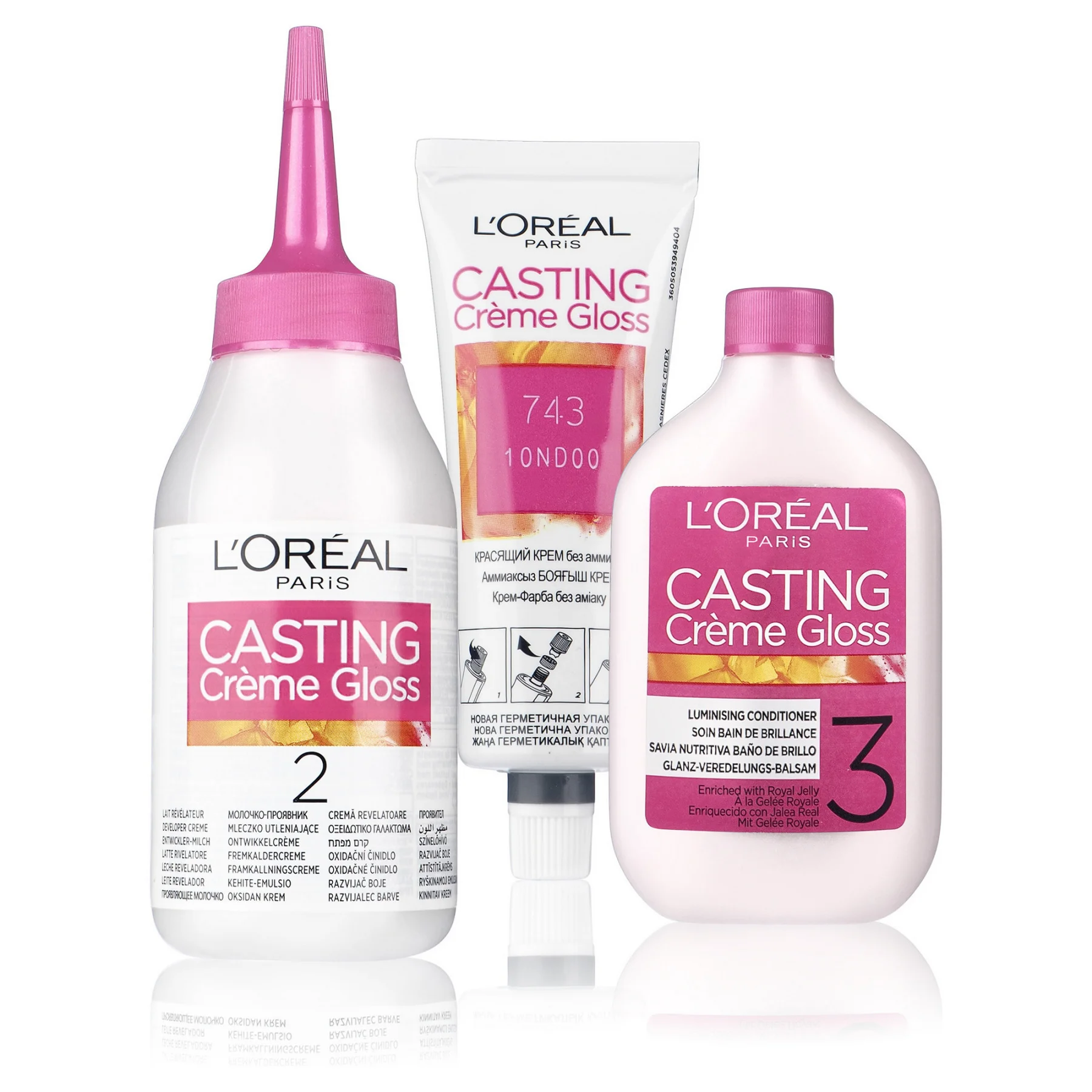 L'Oreal Paris Стойкая краска-уход для волос &quotCasting Creme Gloss&quot без аммиака светлые