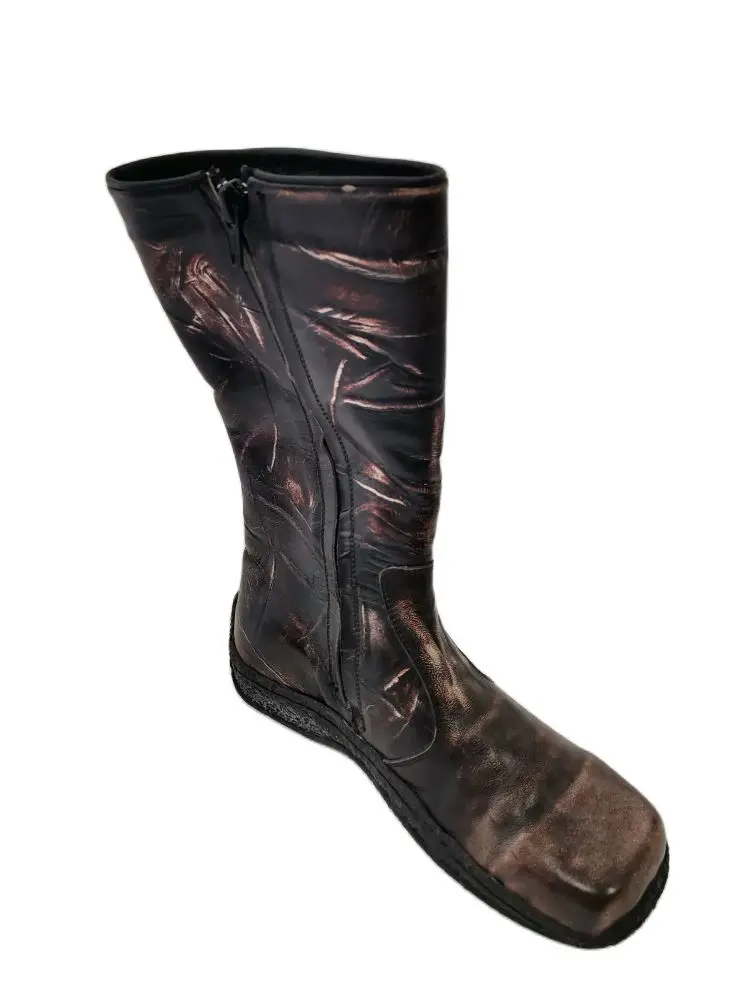 Boots for girls genuine leather (Boots Children Crocs home spring 2022 summer Girl kids Ugg Women's boy toddlers newborns Baby walkers closed