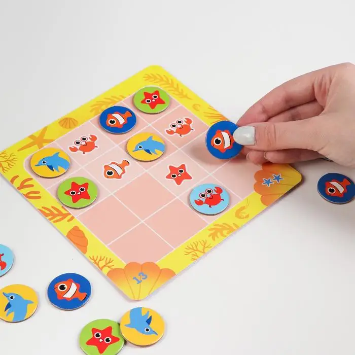 Логическая игра-судоку 'Морские забавы' (комплект из 3 шт) |