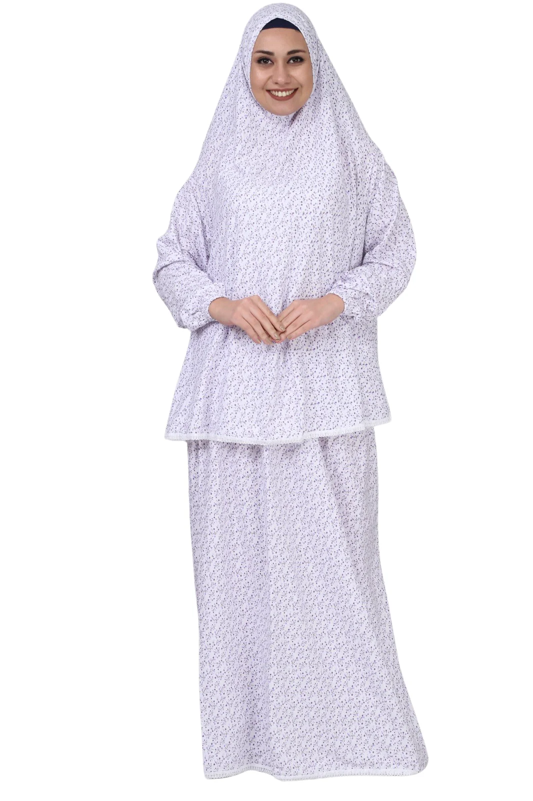 Мусульманский исламское платье Абая с полным покрытием, традиционный хлопок, Сделано в Турции, тонкий комплект из двух предметов для женщин...