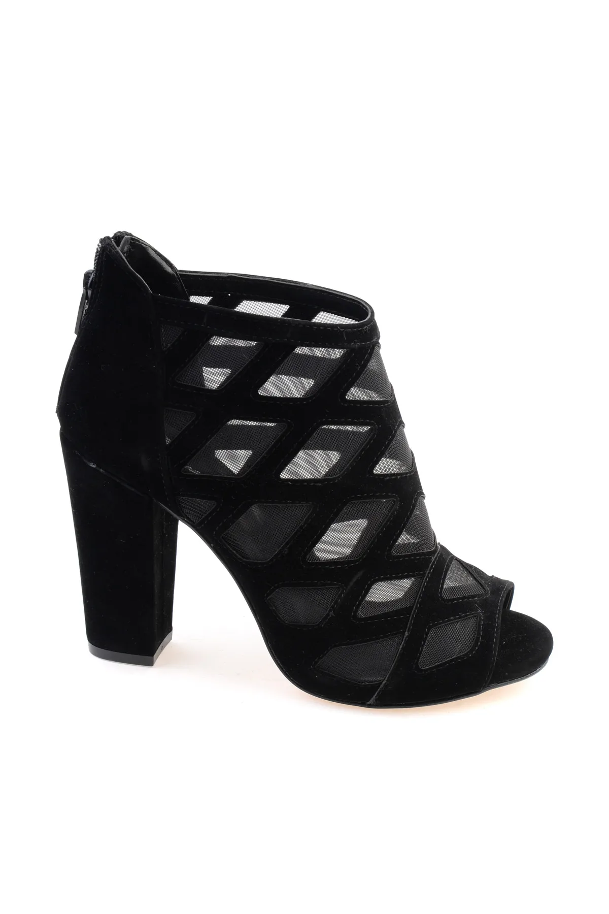 Bambi/черные женские туфли на высоком каблуке F0302210672|Женские туфли| |