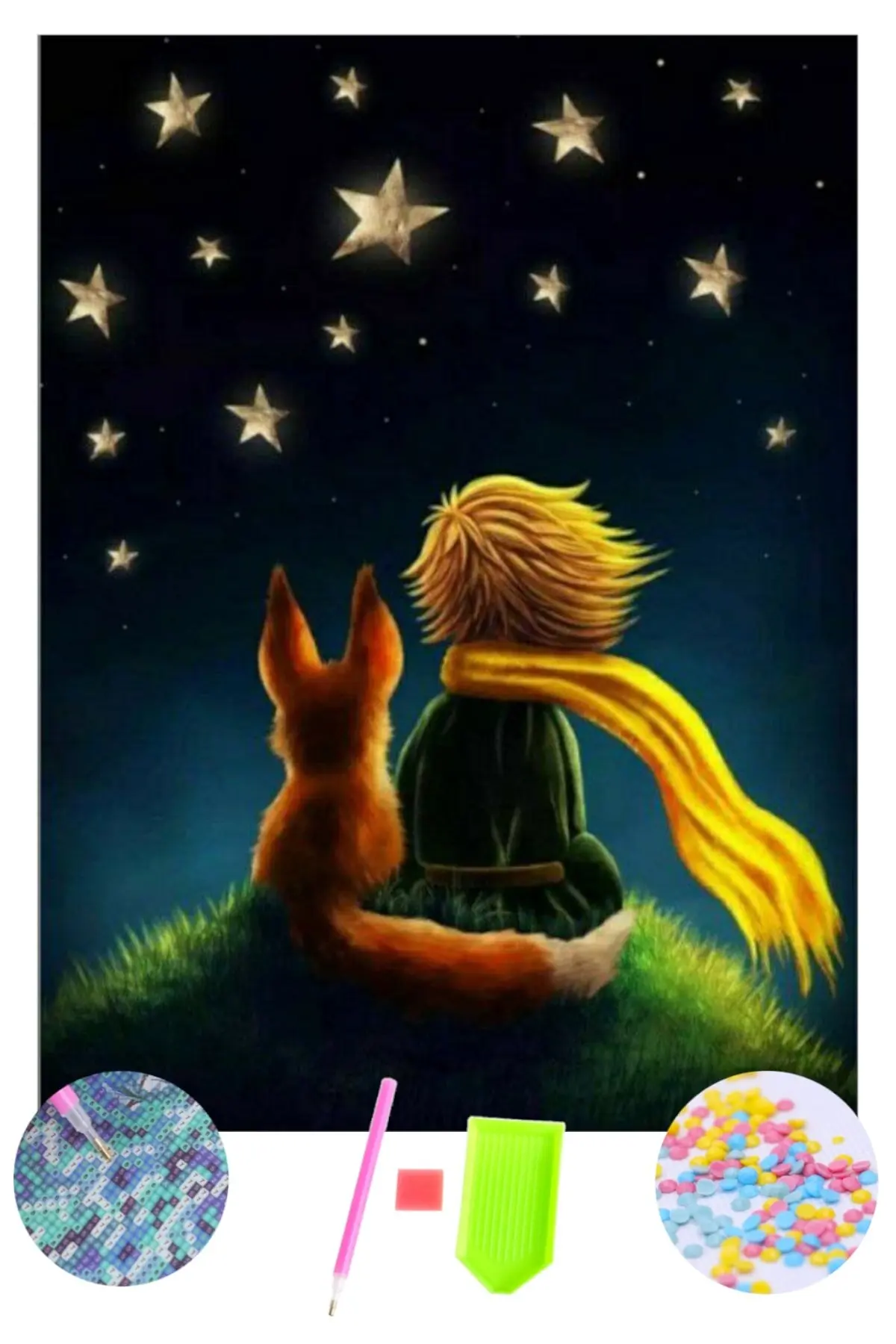 

Diamond Painting 5d Diamond Painting Little Prince Diamond Painting Kit 45x60cm Mosaic Canvas Hobby Set picture Leisure hobby art canvas
